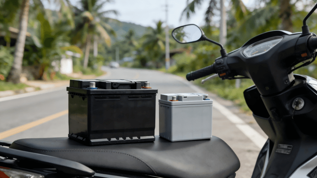 sodium ion vs lead acid motorcycle battery