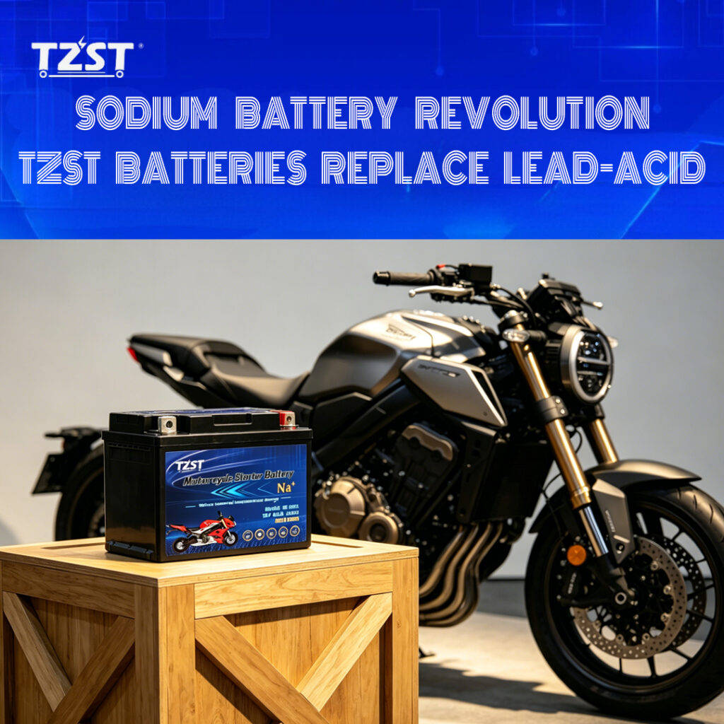 Sodium Battery Safety Revolution! TZST Batteries Power Your Motorcycles Beyond the Lead-Acid Era